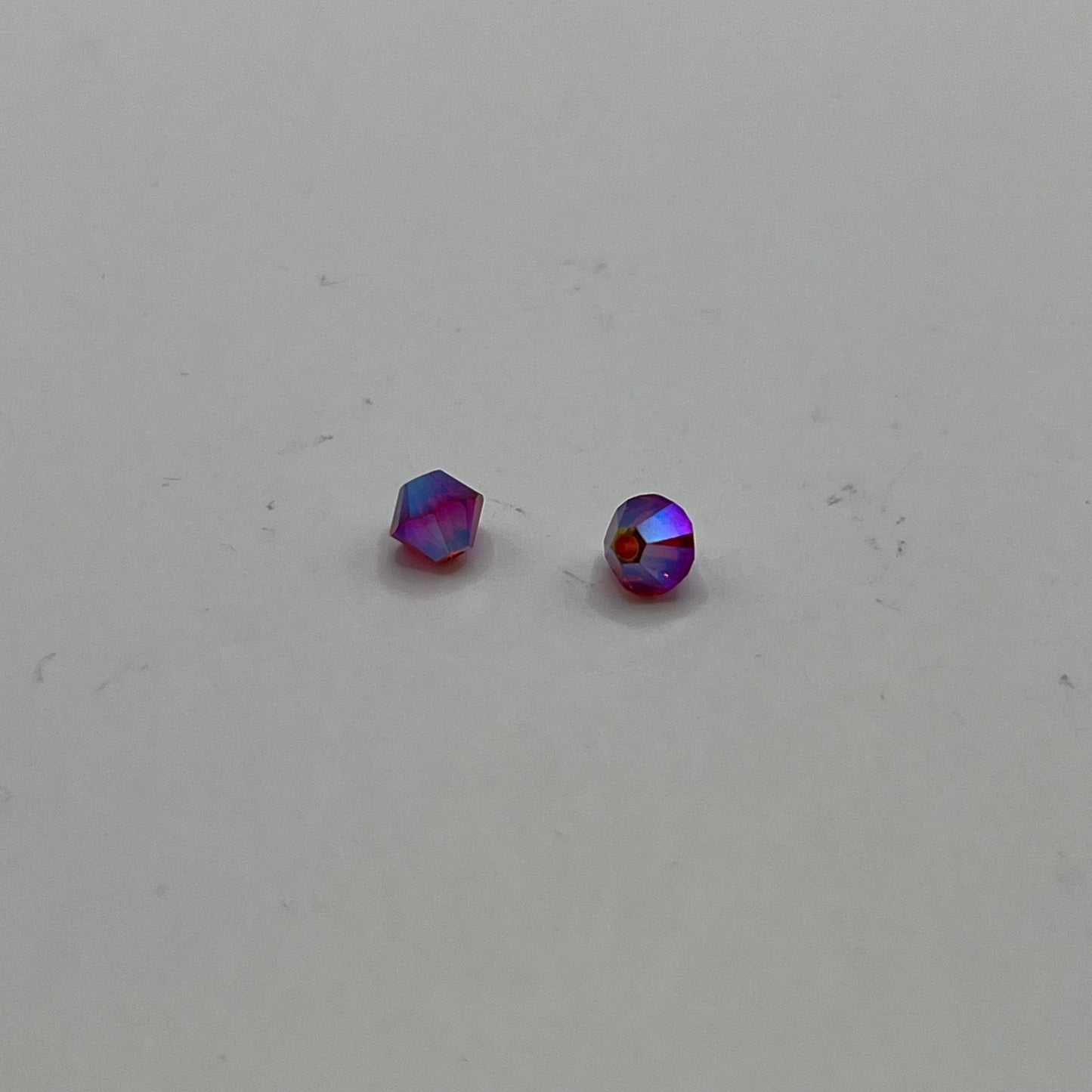 Swarovski 4MM Bicones - Scarlet AB2X (12pcs)