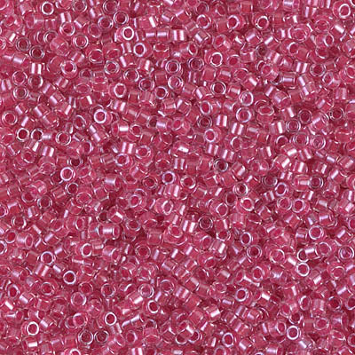 DB0914 - Sparkling Dark Pink Lined Crystal - 11/0