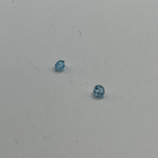 Swarovski 3MM Bicones - Aquamarine (24pcs)