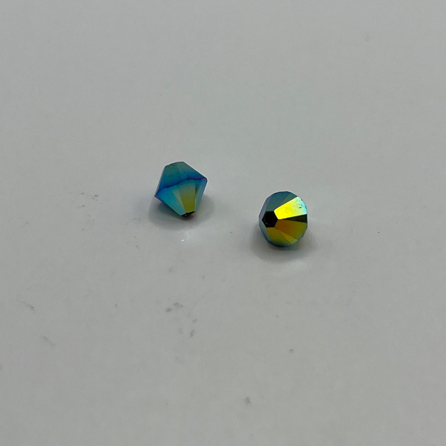 Swarovski 6MM Bicones - Jet AB2X (12pcs)