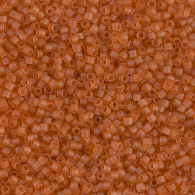 DB0777 - Dyed Matte Transparent Dark Amber - 11/0