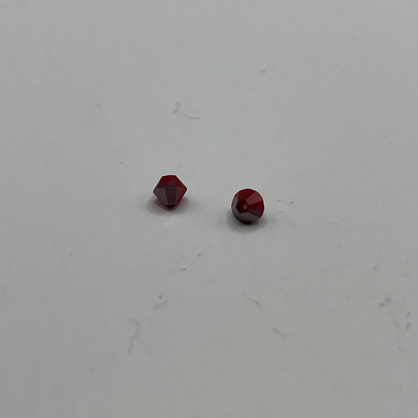 Swarovski 4MM Bicones - Dark Red Coral Satin (12pcs)