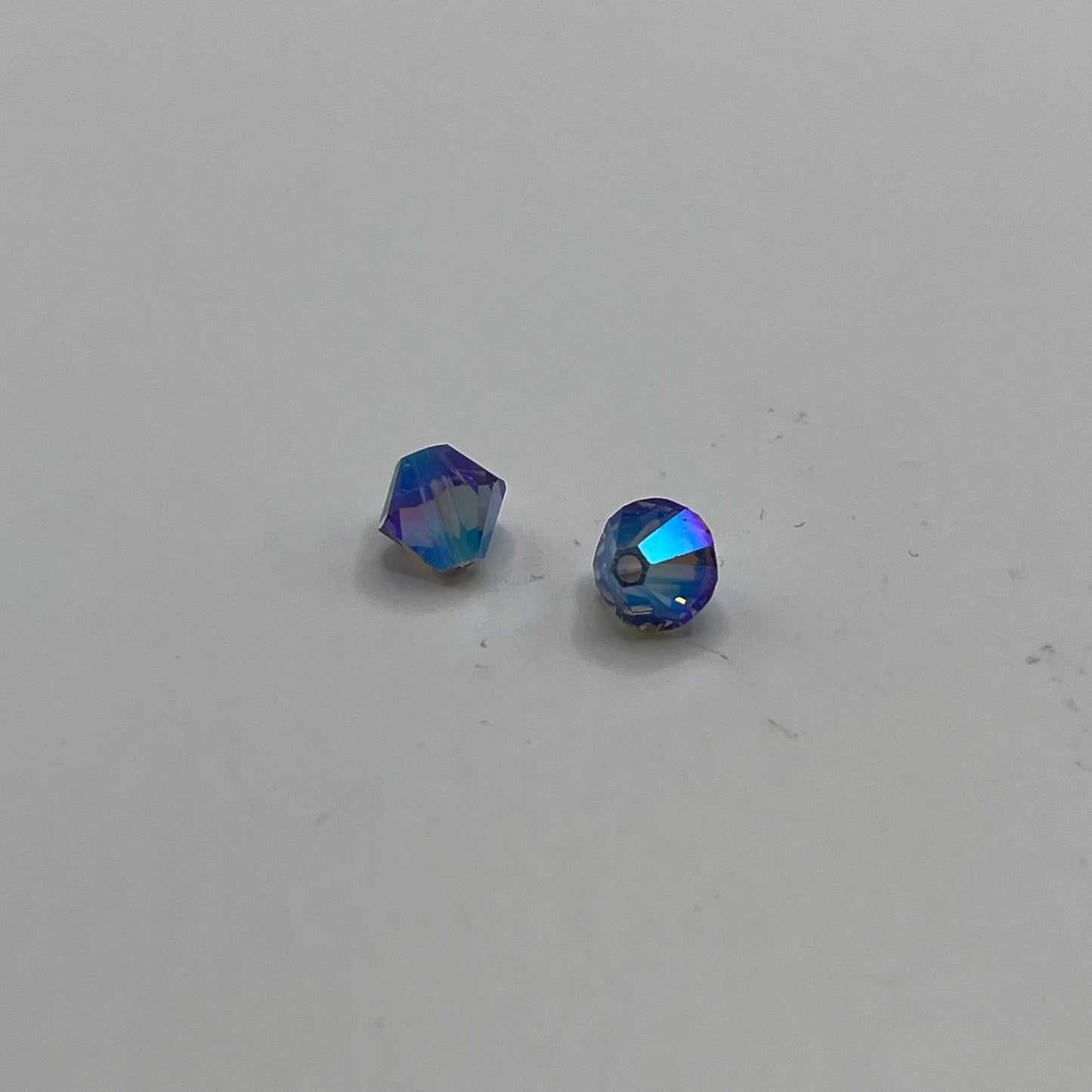 Swarovski 6MM Bicones - Tanzanite AB2X (12pcs)
