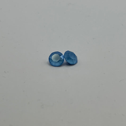 Swarovski 8MM Xirius Chaton A1088 - Summer Blue (4pcs)