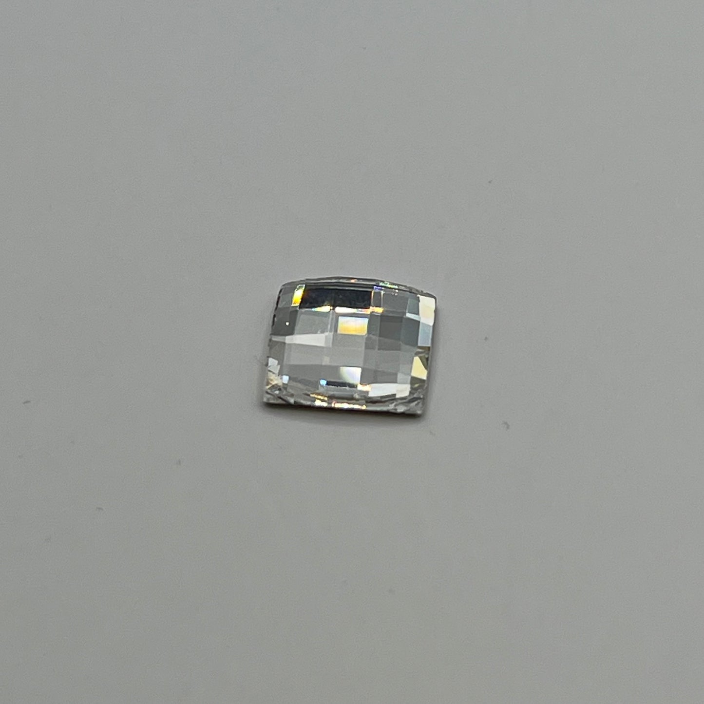 Swarovski 10MM Chessboard Square Foiled Crystal