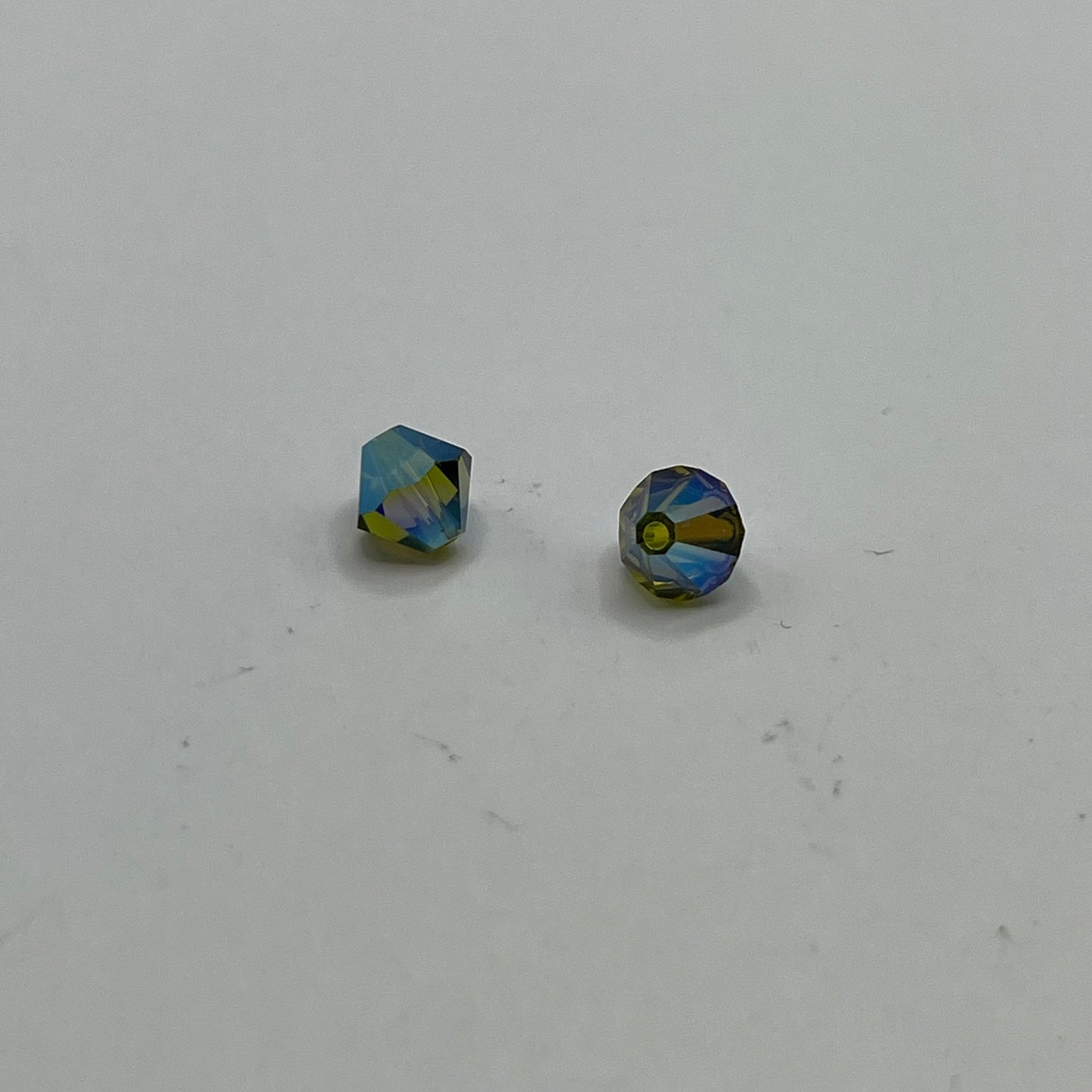 Swarovski 6MM Bicones - Olivine AB2X (12pcs)