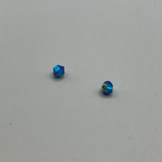 Swarovski 4MM Bicones - Montana AB2X (12pcs)