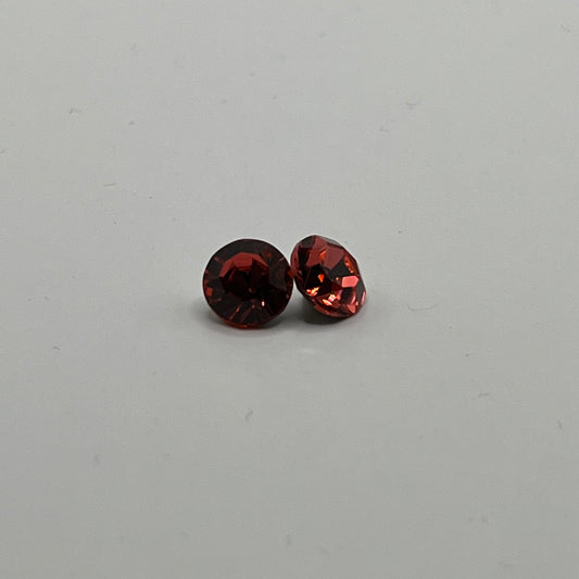 Swarovski 8MM Xirius Chaton A1088 - Padparadscha (12pcs)