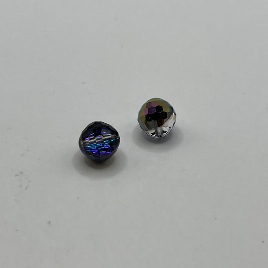 Swarovski 8MM Round Faceted Rich Cut A5003 - Heliotrope (12pcs)