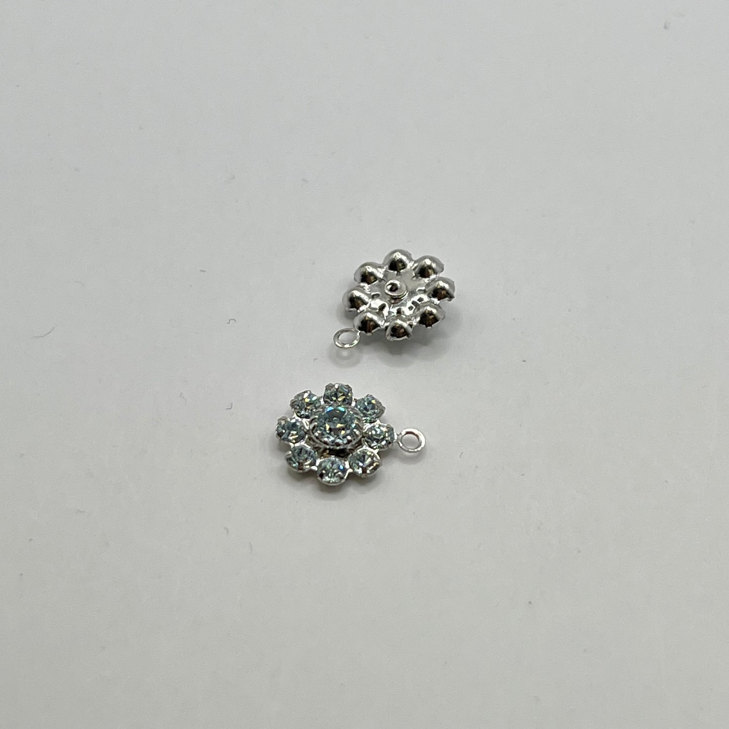Swarovski 10MM Daisy Connector Single Loop - Light Azore (2pcs)