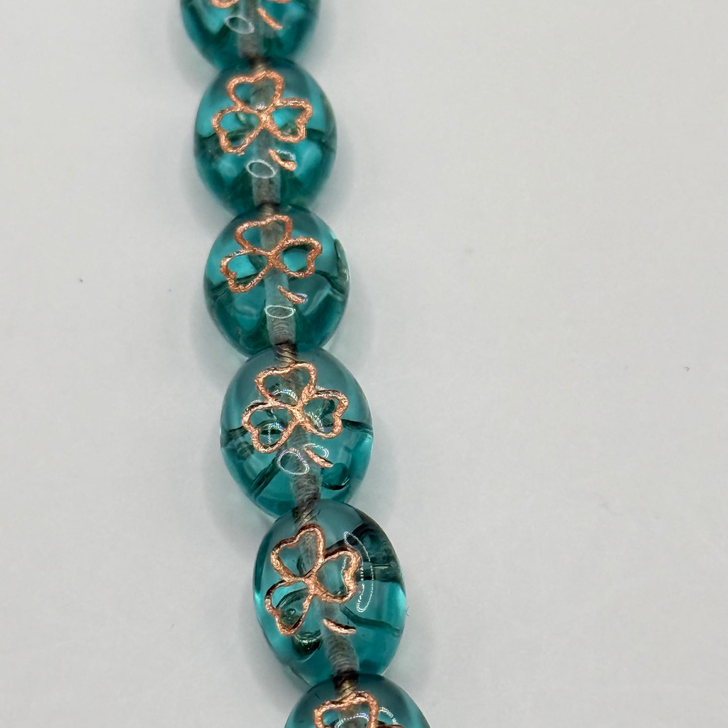 Czech Glass - 4 Leaf Clover Beads (12pcs)