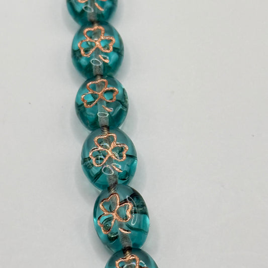 Czech Glass - 4 Leaf Clover Beads (12pcs)
