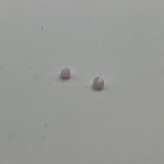 Swarovski 3MM Bicones - Rose Alabaster (24pcs)