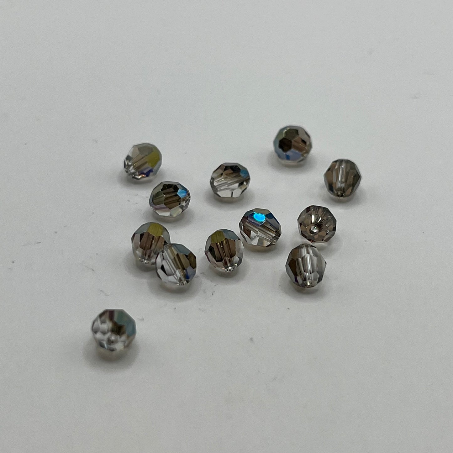 Swarovski 6MM Round Faceted A5000 - Crystal Iridescent Green (12pcs)