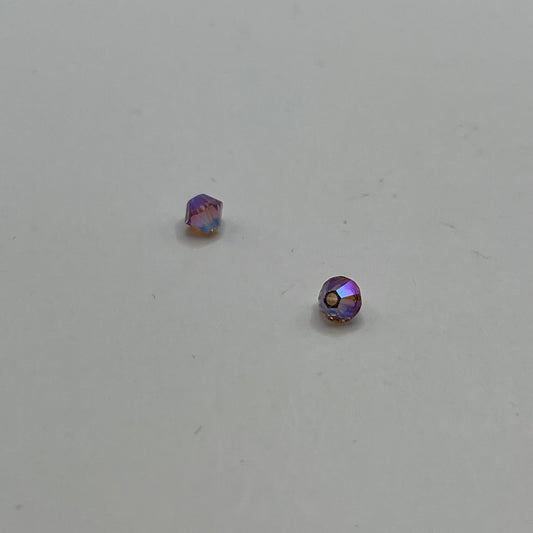 Swarovski 4MM Bicones - Blush Rose AB2X (12pcs)
