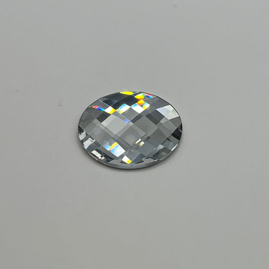 Swarovski 20MM Chessboard A2035 Circle - Crystal