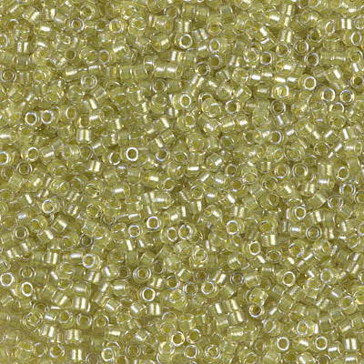 DB0910 Sparkling Light Yellow Lined Crystal - 11/0
