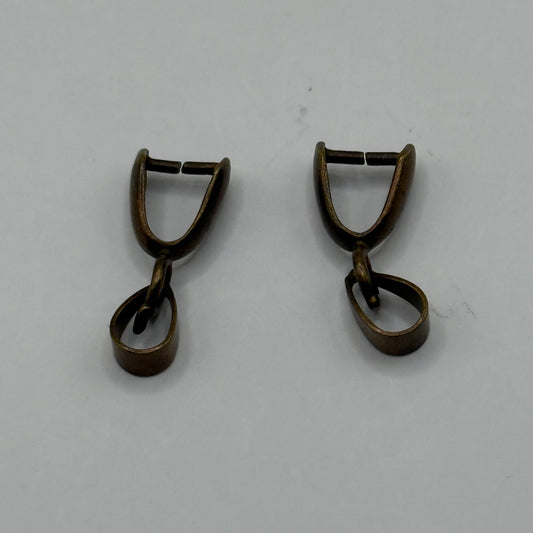 Bail - 10mm - Antique Brass (2pcs)