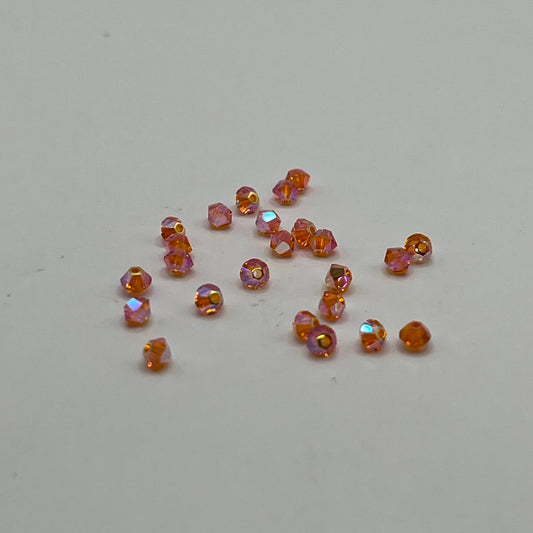 Swarovski 3MM Bicones - Sun AB2X (24pcs)