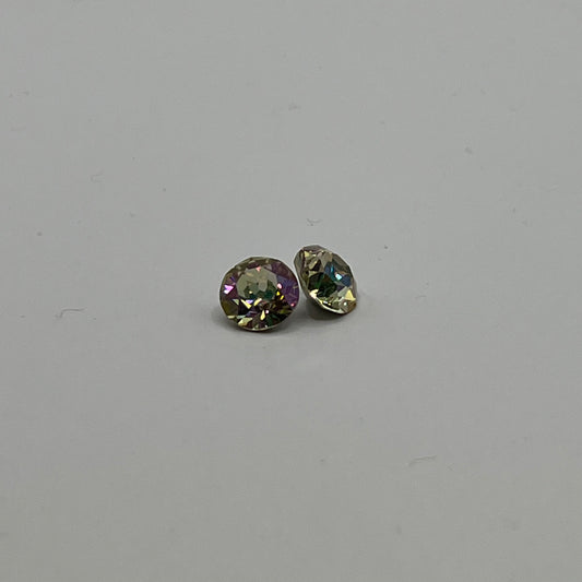 Swarovski 8MM Xirius Chaton A1088 - Crystal Luminous Green (4pcs)