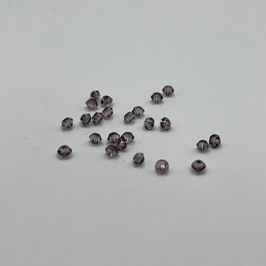 Swarovski 3MM Bicones - Antique Pink (24pcs)