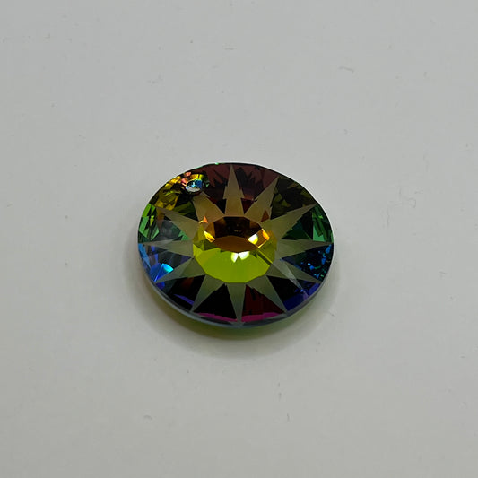 Swarovski 33MM Sun Pendant - Medium Vitrail