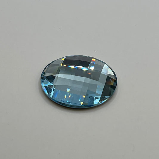 Swarovski 30MM Chessboard A2035 Circle - Aqua