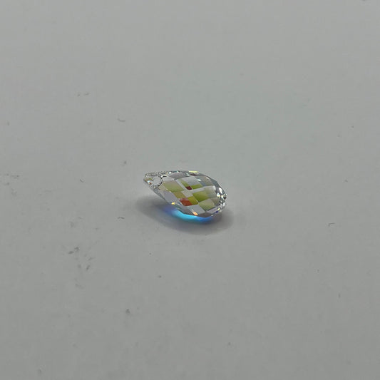 Swarovski 13x6.5MM Briolette Pendant A6010 - Crystal AB