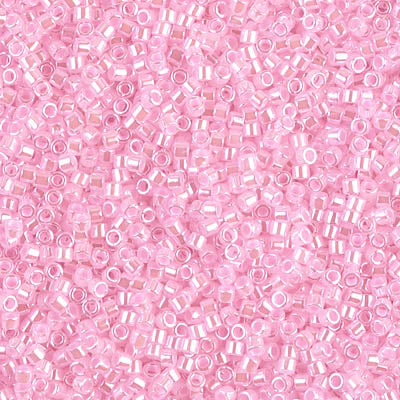 DB0244 - Lined Crystal / Light Pink - 11/0