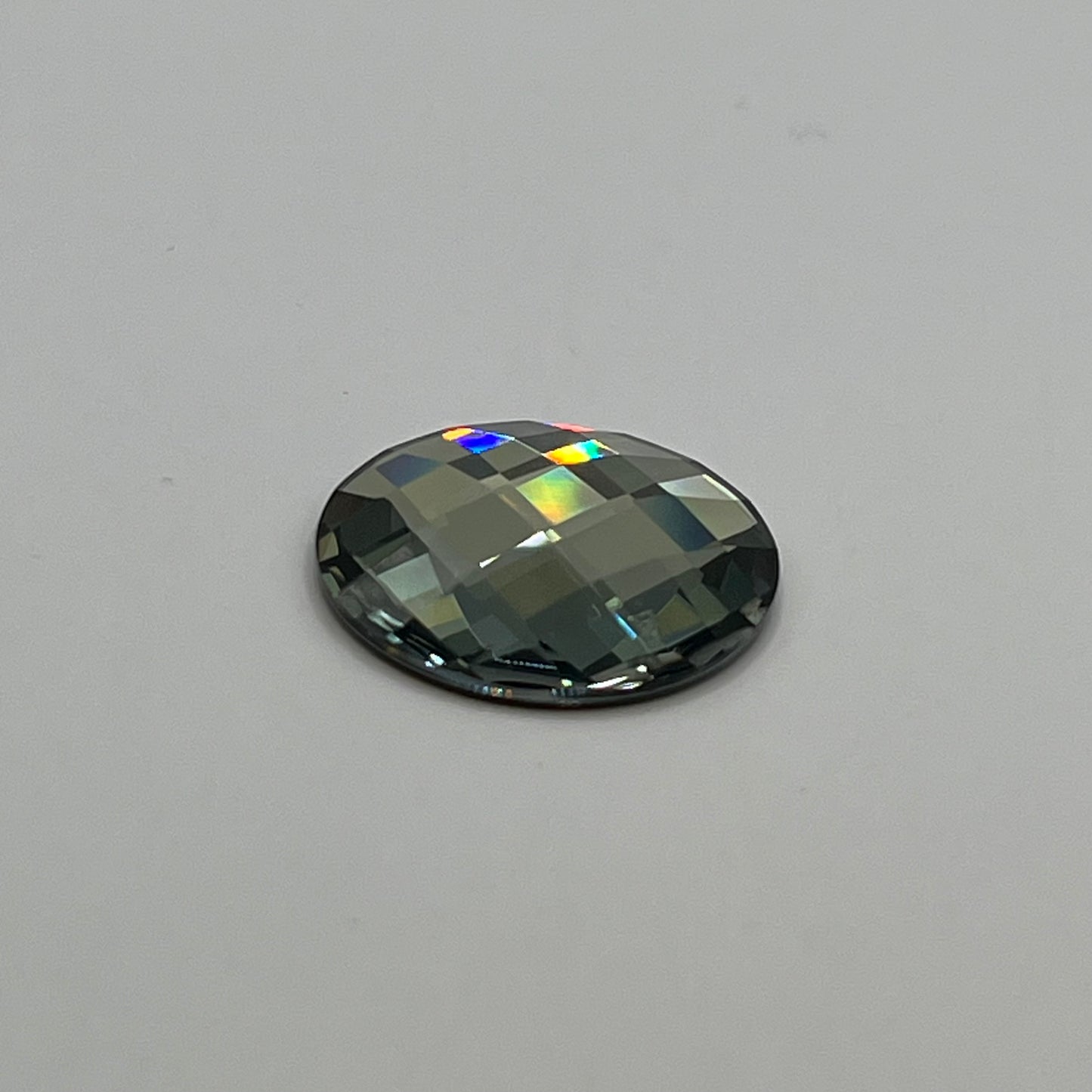 Swarovski 20MM Chessboard A2035 Circle - Crystal Sahara