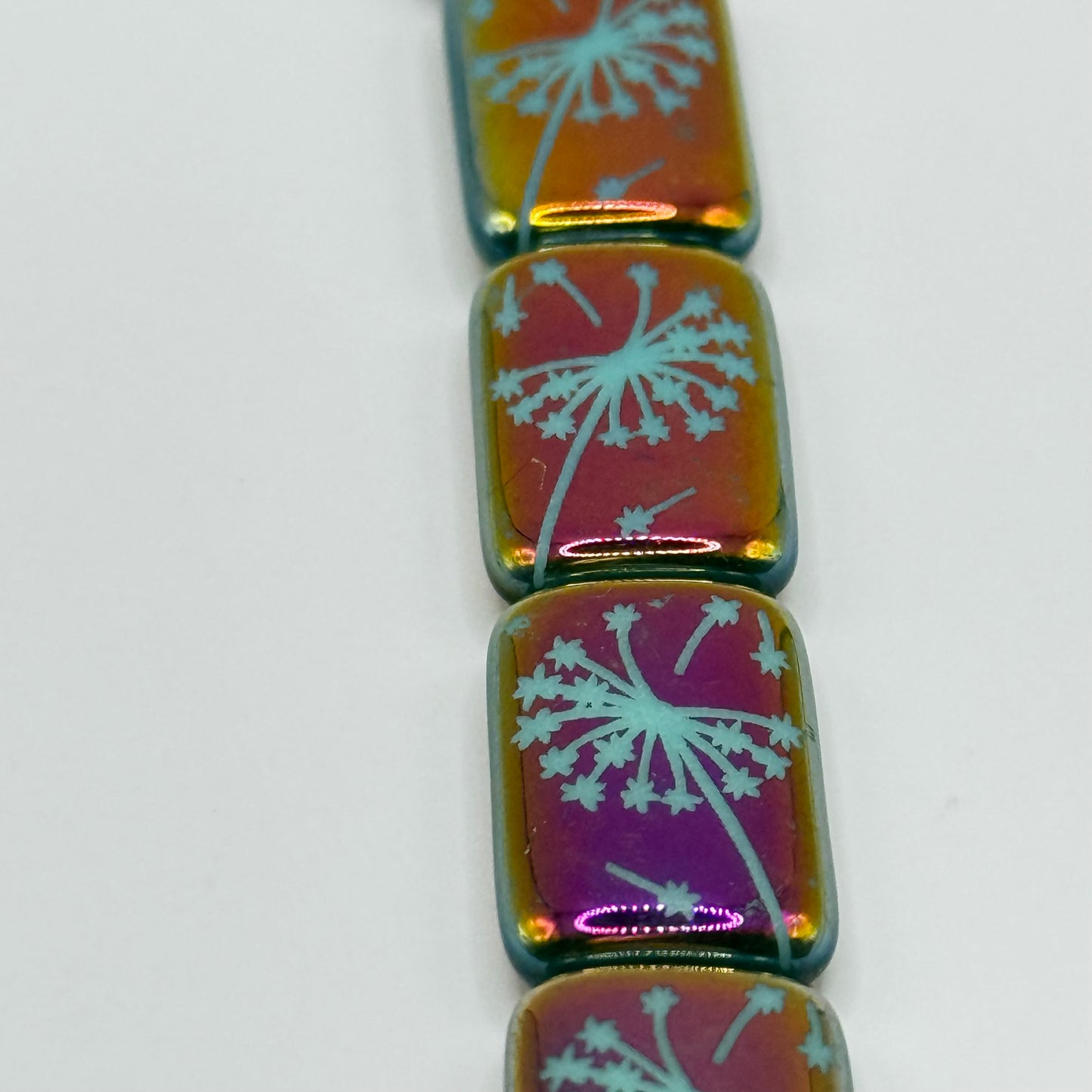 Czech Glass - Dandelions (6pcs)