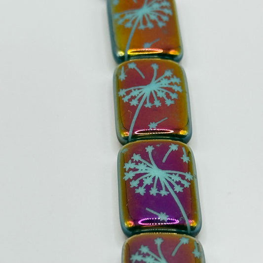 Czech Glass - Dandelions (6pcs)