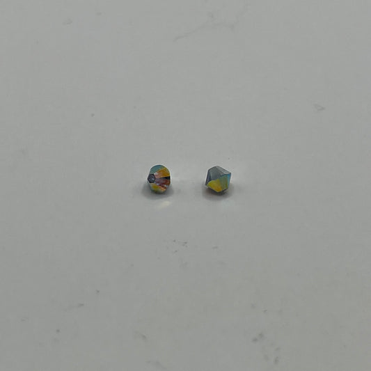 Swarovski 4MM Bicones - Crystal Comet Argent Light AB (12pcs)