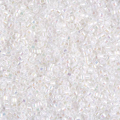 DB0222 11/0 White Opal Rainbow -5g