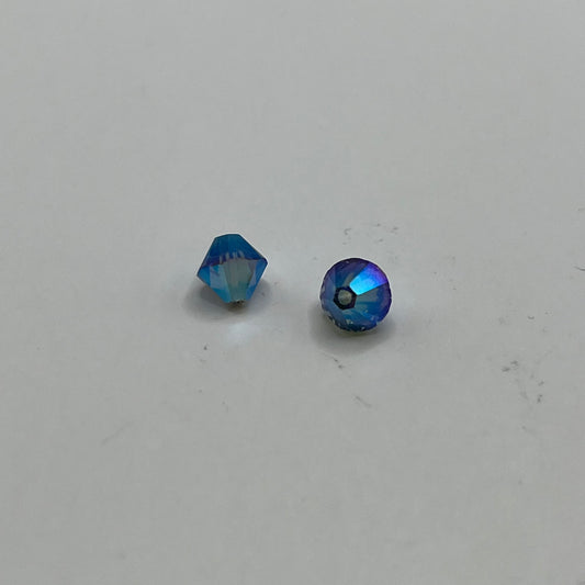 Swarovski 6MM Bicones - Denim Blue AB2X (12pcs)