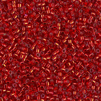 DB0602 - Silver-Lined Red Dyed - 11/0