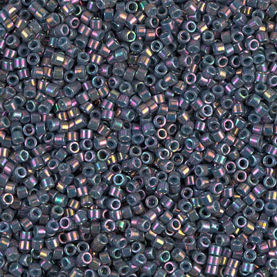 DB0134 - Opaque Purple Gray Rainbow Luster - 11/0