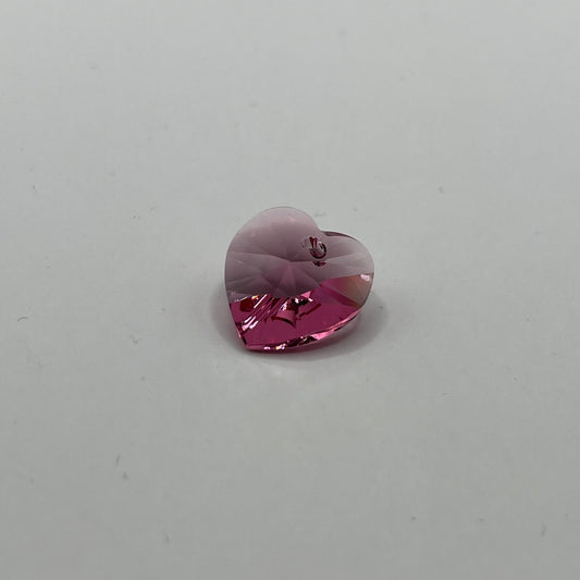 Swarovski 18MM Heart Pendant A6228 - Rose