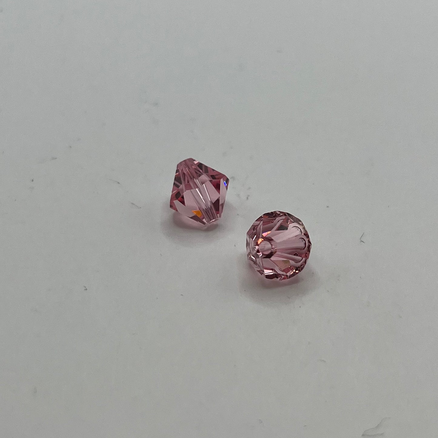 Swarovski 8MM Bicones - Light Rose (12pcs)