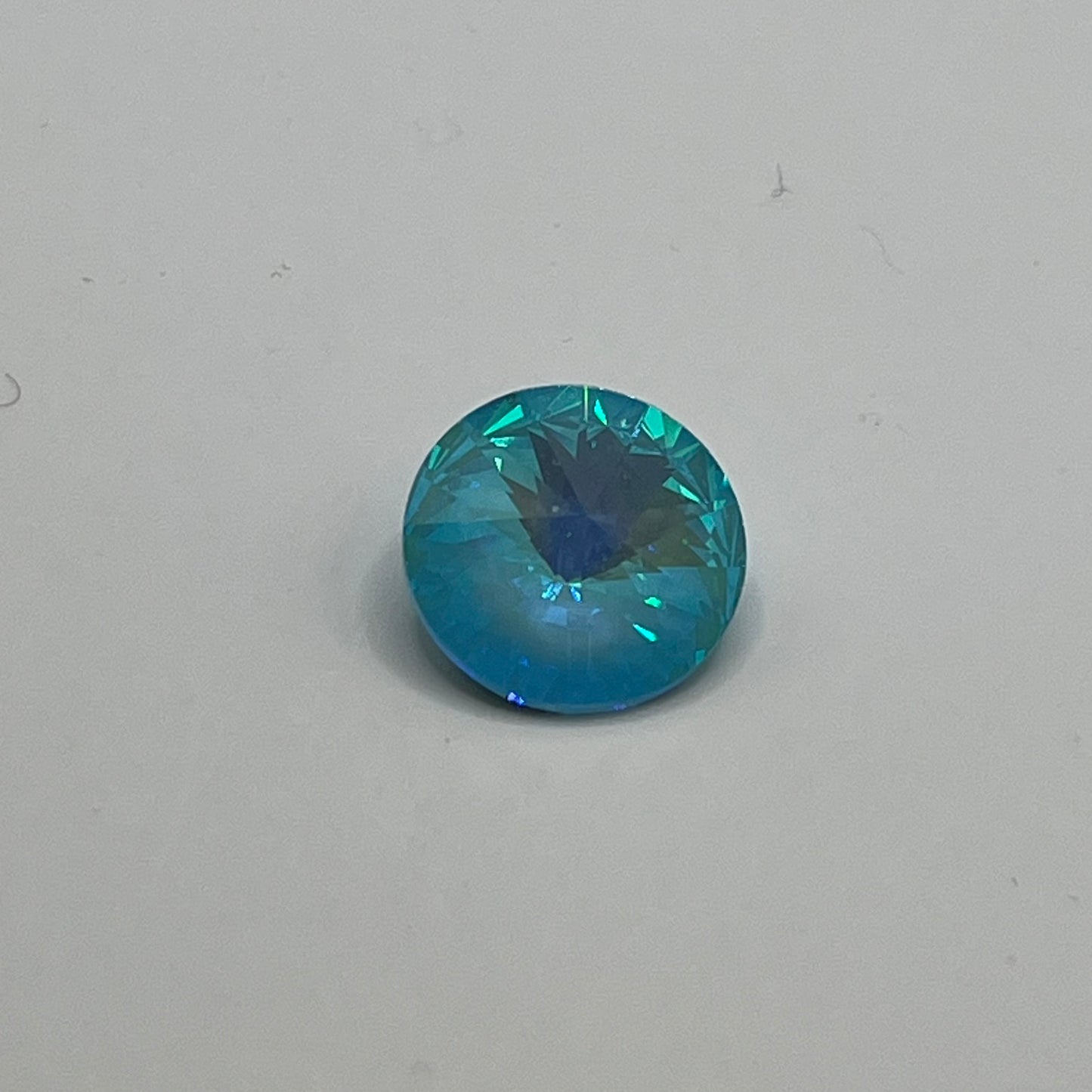 Swarovski 18MM Rivoli A1122 - Ultra Turquoise AB