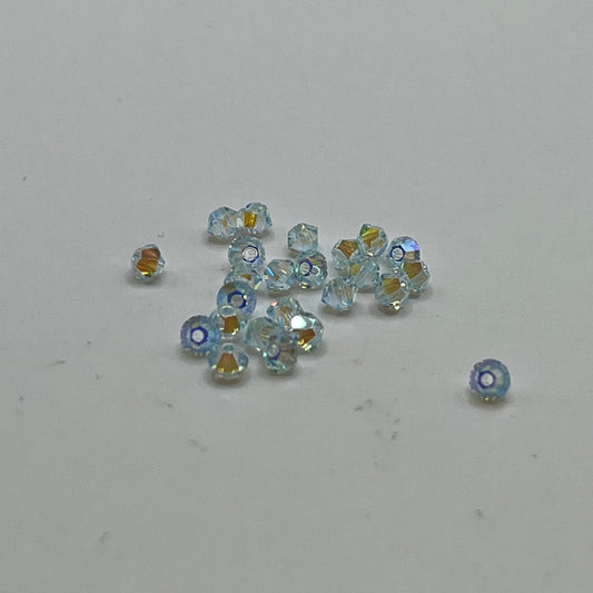 Swarovski 3MM Bicones - Light Azore AB2X (24pcs)
