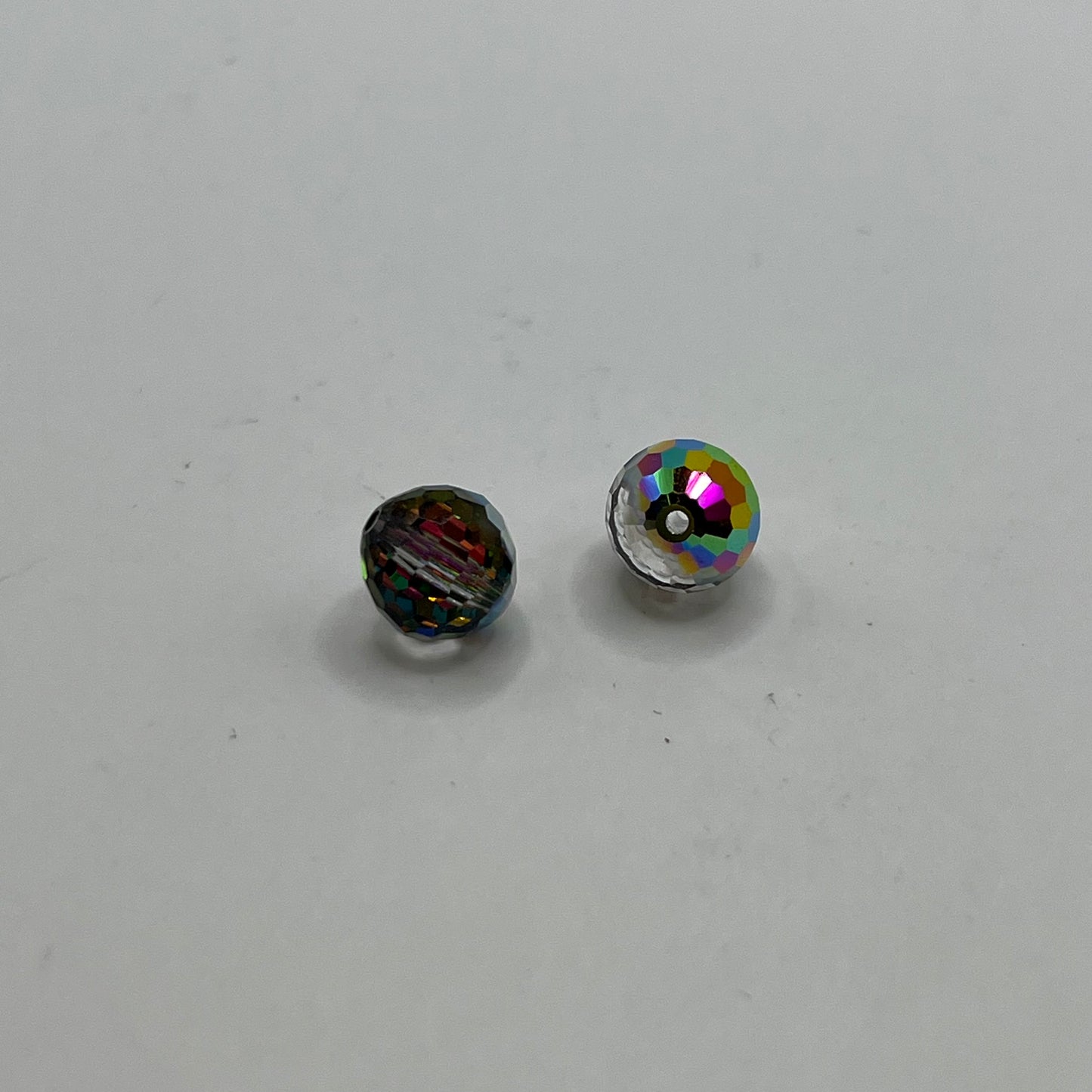 Swarovski 8MM Round Faceted Rich Cut A5003 - Medium Vitrail (12pcs)
