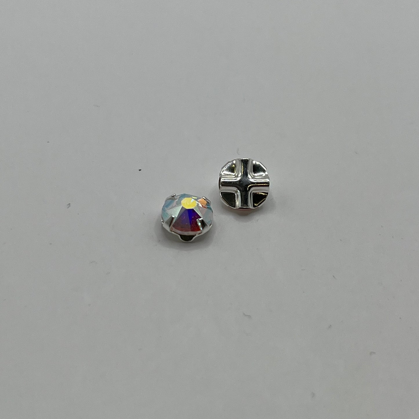 Swarovski 6MM Sew On Rose Montee A53103 - Crystal AB (8pcs)