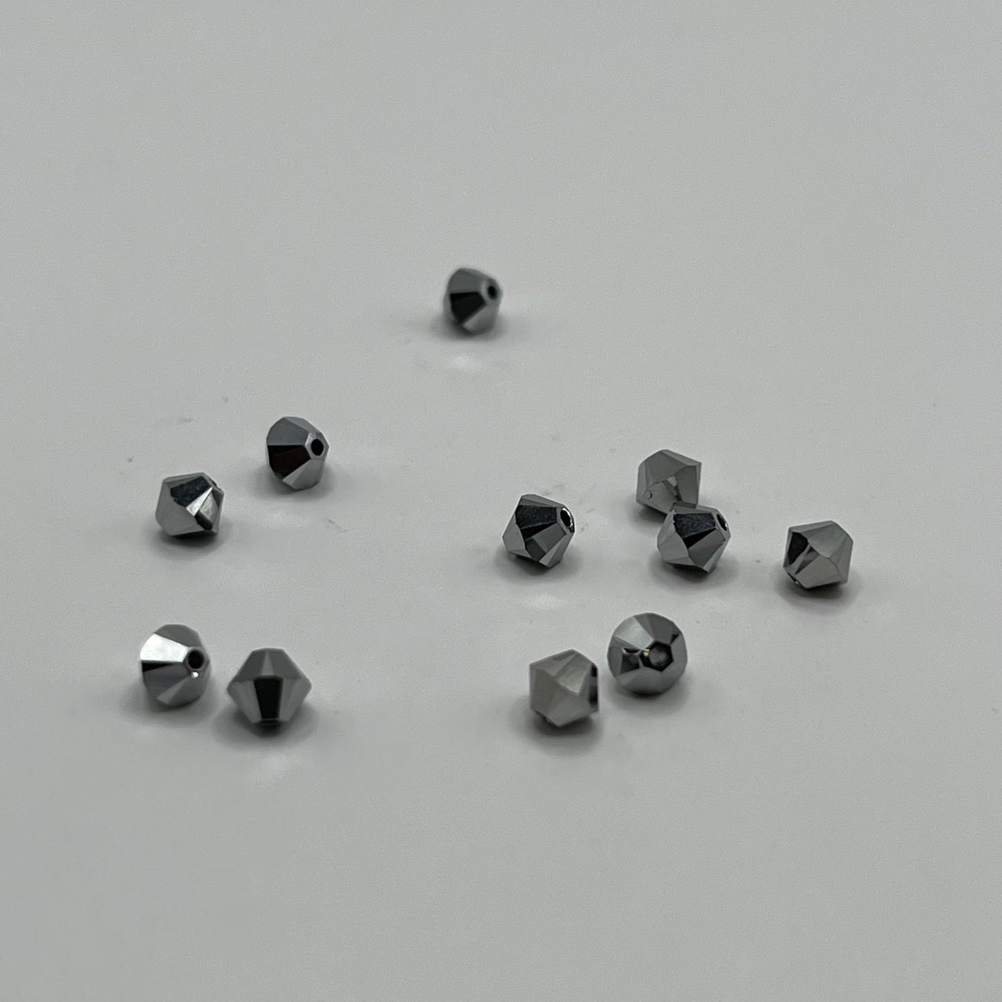 Swarovski 4MM Bicones - Crystal Light Chrome 2X (12pcs)