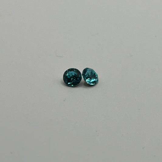 Swarovski 6MM Xirius Chaton - Light Turquoise (4pcs)