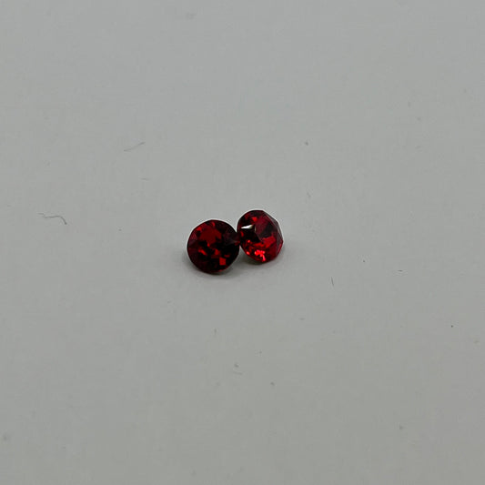 Swarovski 6MM Xirius Chaton A1088 - Light Siam (4pcs)