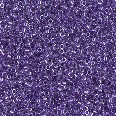 DB0906 - Sparkling Purple Lined Crystal - 11/0