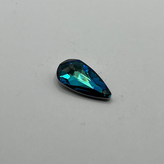 Swarovski 24x12MM Teardrop Pendant A6100 - Bermuda Blue